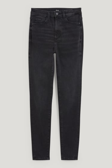Mujer - Curvy jeans - high waist - skinny fit - LYCRA® - negro