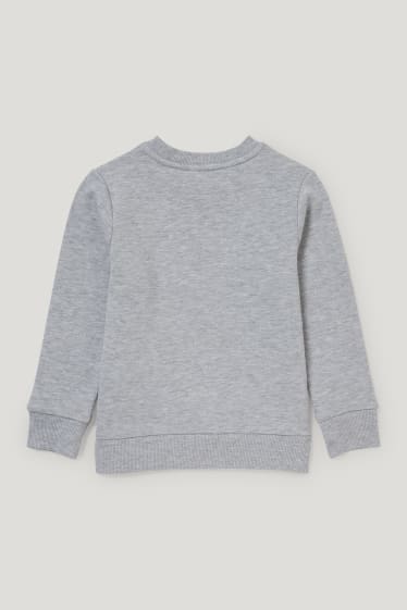 Toddler Boys - Bluză de molton - gri deschis melanj