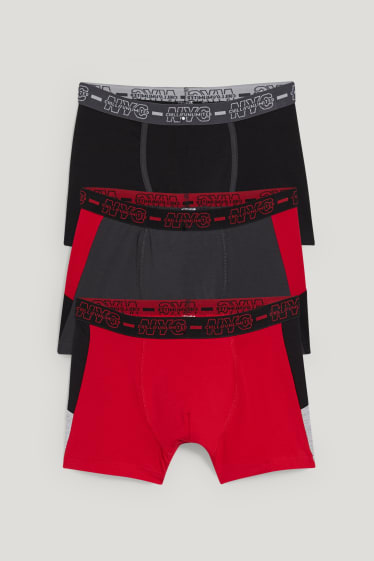 Kids Boys - Multipack 3er - Boxershorts - rot
