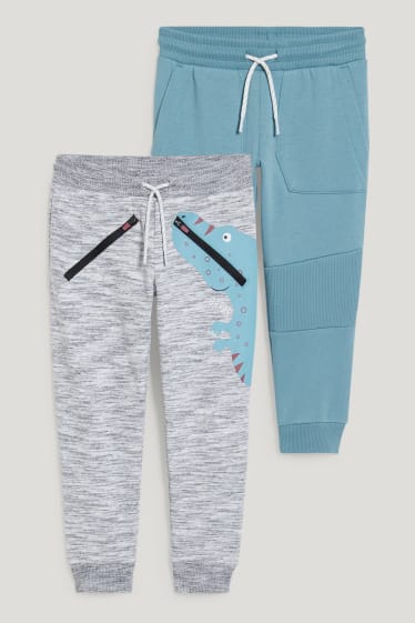Exklusiv Online - Multipack 2er - Jogginghose - hellgrau-melange