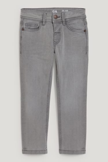 Garçons - Jean coupe droite - jean gris clair