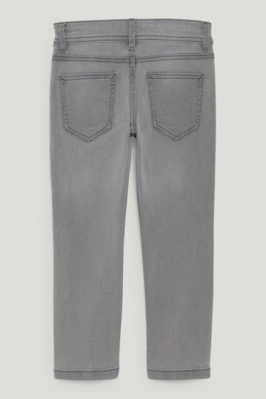 Garçons - Jean coupe droite - jean gris clair
