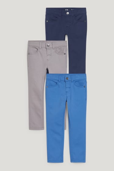 Toddler Boys - Multipack 3er - Hose - Slim Fit - dunkelblau