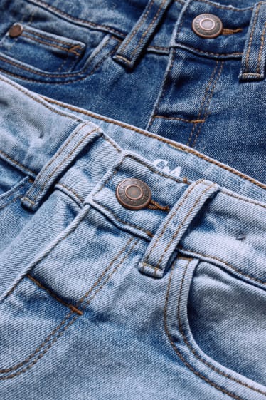 Garçons - Lot de 2 - straight jean - jean bleu