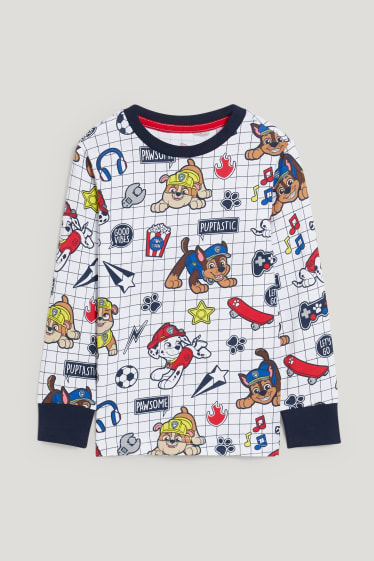 Niños - La Patrulla Canina - pijama - 2 piezas - blanco