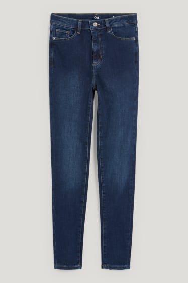 Dames - Curvy jeans - high waist - skinny fit - LYCRA® - jeansblauw