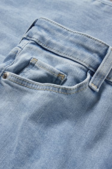 Damen - Curvy Jeans - High Waist - Bootcut - LYCRA® - jeans-hellblau