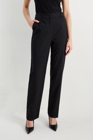 Damen - Business-Hose - Regular Fit - schwarz