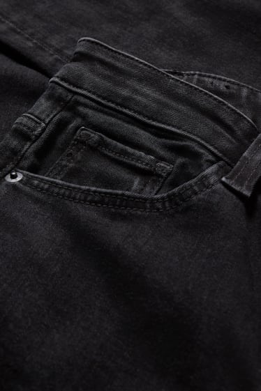 Women - Curvy jeans - high waist - bootcut - LYCRA® - black
