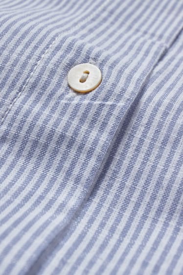 Dona - Brusa - ratlles - blau/blanc