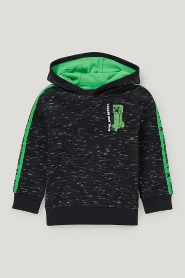 Batolata chlapci - Minecraft - mikina s kapucí - tmavošedá