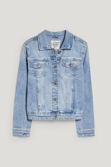 Kids Girls - Denim jacket - denim-light blue