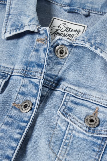 Kids Girls - Denim jacket - denim-light blue