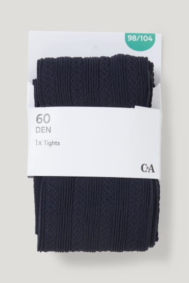 Kids Girls - Strumpfhose - 60 DEN - dunkelblau