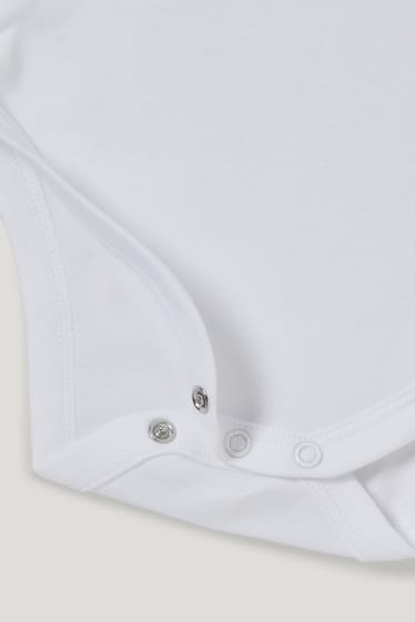 Bébé filles - Lot de 5 - bodys bébé - blanc