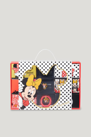 Nena - Minnie Mouse - caixa de regal amb conjunt per als cabells - 11 peces - vermell