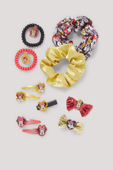 Nena - Minnie Mouse - caixa de regal amb conjunt per als cabells - 11 peces - vermell