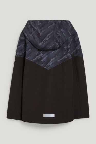 Kids Boys - Softshell jacket with hood - dark gray