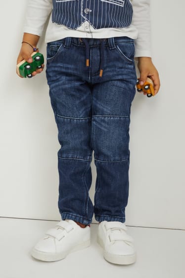 Toddler Boys - Slim jeans - jeans termici - jeans blu scuro