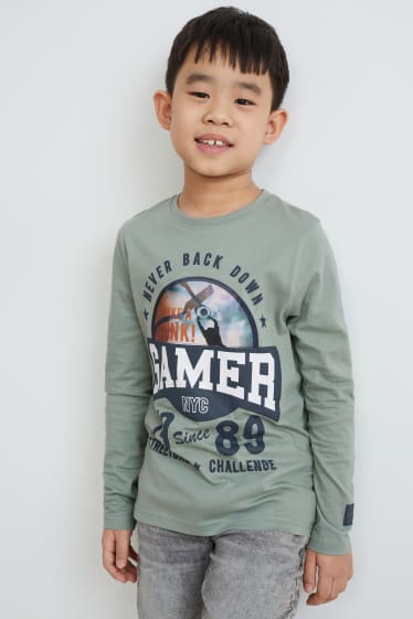 Kids Boys - Langarmshirt - grün