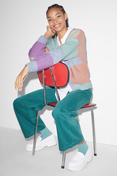 Clockhouse femme - CLOCKHOUSE - gilet en maille - coloré