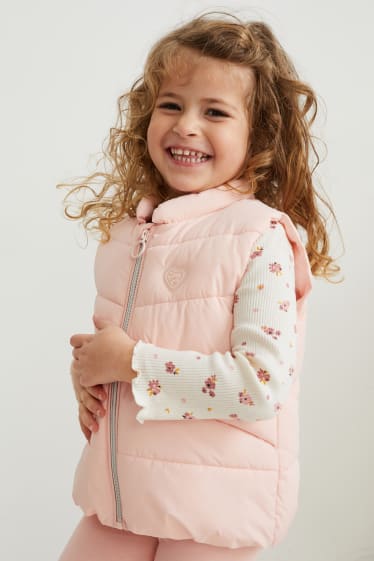 Toddler Girls - Vestă matlasată - roz