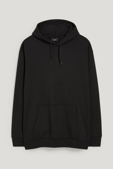 Hommes grandes tailles - Sweat à capuche - noir