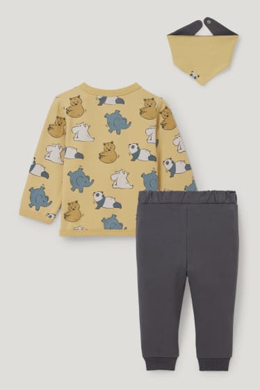 Bébé garçons - Ensemble bébé - 3 pièces - gris foncé