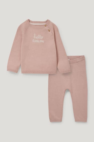 Online exclusive - Baby outfit - 2 piece - rose