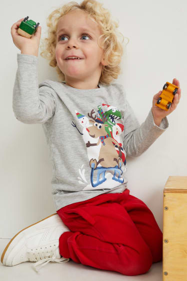 Exclusief online - Set van 5 - joggingbroek - rood