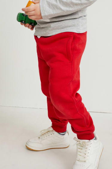 Exclusief online - Set van 5 - joggingbroek - rood
