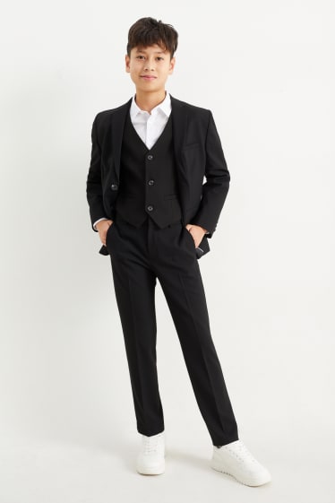 Bambini: - Gilet coordinabile - stretch - LYCRA® - nero