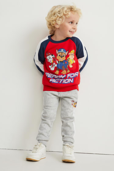 Toddler Boys - Multipack 2 buc. - Patrula cățelușilor - bluză de molton - gri deschis melanj