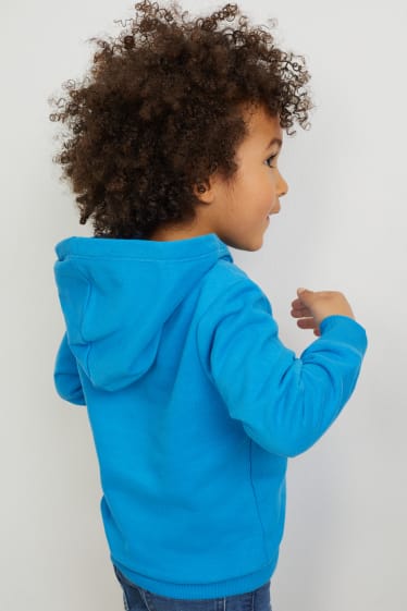 Niños - Spider-Man - sudadera con capucha - con brillos - azul