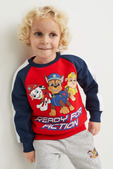 Toddler Boys - Multipack 2 buc. - Patrula cățelușilor - bluză de molton - gri deschis melanj