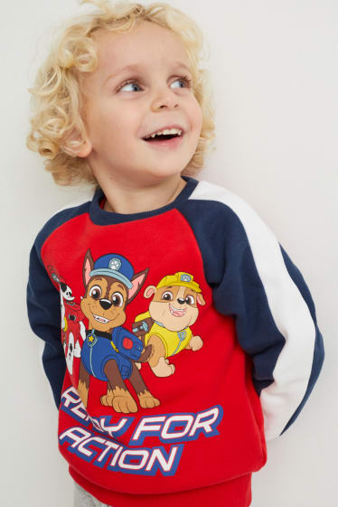 Toddler Boys - Multipack 2 buc. - Patrula cățelușilor - bluză de molton - gri deschis melanj