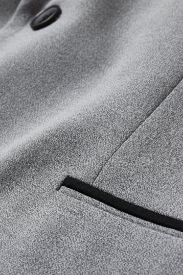 Hommes - Veste de costume - slim fit - Flex - LYCRA® - gris clair chiné
