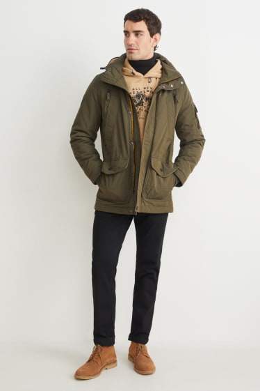 Hommes - Veste à capuche - kaki