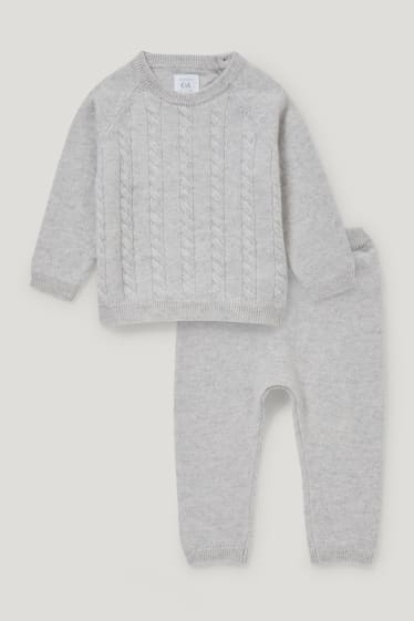Ensemble en cachemire pour bébé - 2 pièces