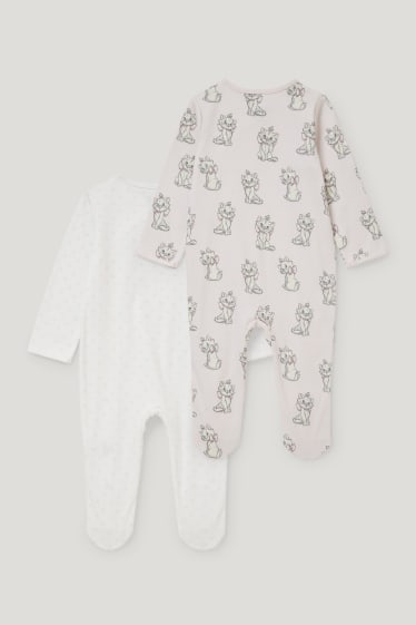Miminka holky - Multipack 2 ks - Aristokočky - pyžamo pro miminka - bílá