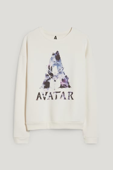 Exclusief online - CLOCKHOUSE - sweatshirt - Avatar - crème wit