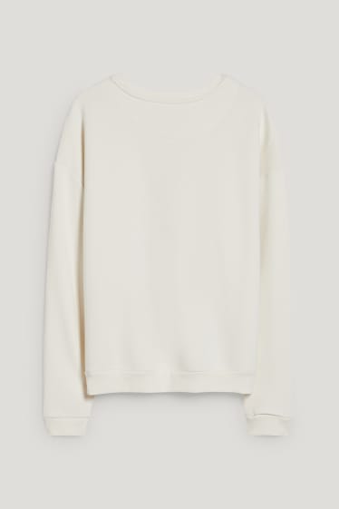 Exclusief online - CLOCKHOUSE - sweatshirt - Avatar - crème wit