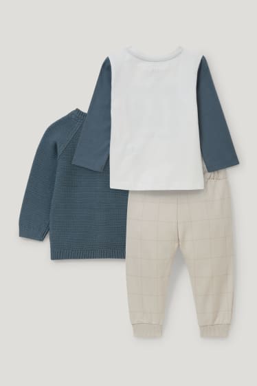 Bébé garçons - Ensemble bébé - 3 pièces - bleu foncé