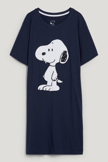 Damen - Bigshirt - Snoopy - dunkelblau