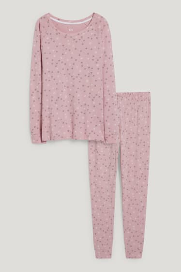 Dames - Pyjama - fuchsiarood
