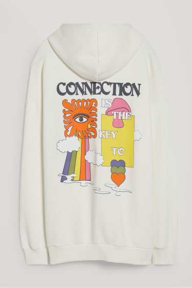 Clockhouse Girls - CLOCKHOUSE - Hoodie - cremeweiß