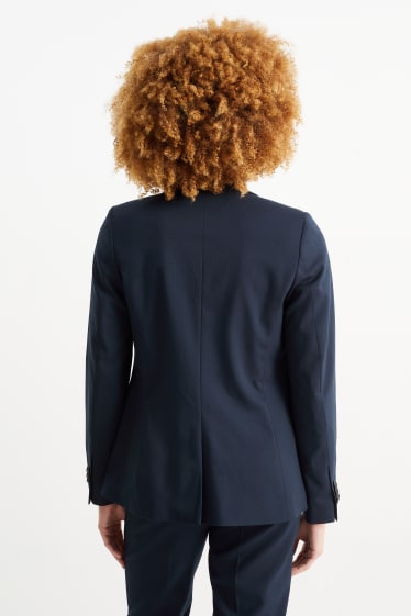 Damen - Business-Blazer - tailliert - dunkelblau