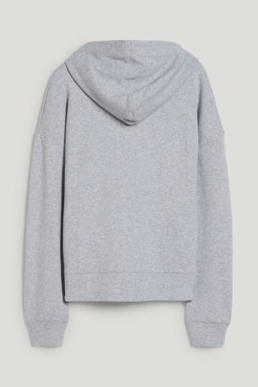 Donna - Giacca di felpa con cappuccio - grigio melange