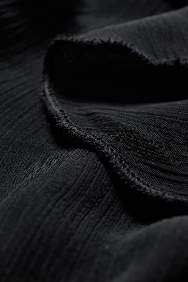 Clockhouse femme - CLOCKHOUSE - chemisier en gaze - noir