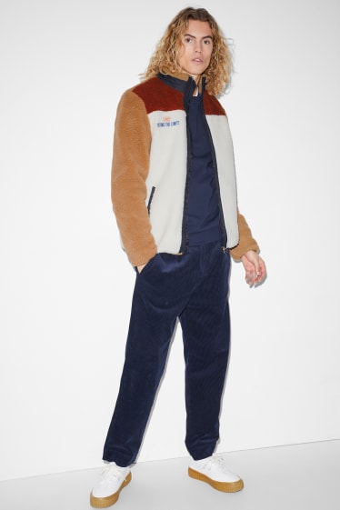 Clockhouse homme - CLOCKHOUSE - veste en peluche - blanc crème